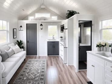 Tiny Home Model with Stylish Interior